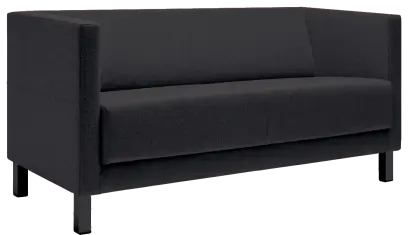 VELA - 3H, křeslo, koženka SL 18 - koženka černá, podnož černá